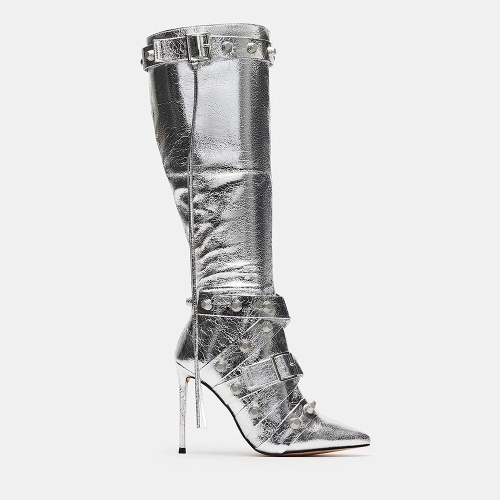 STEVE MADDEN FINK SILVER